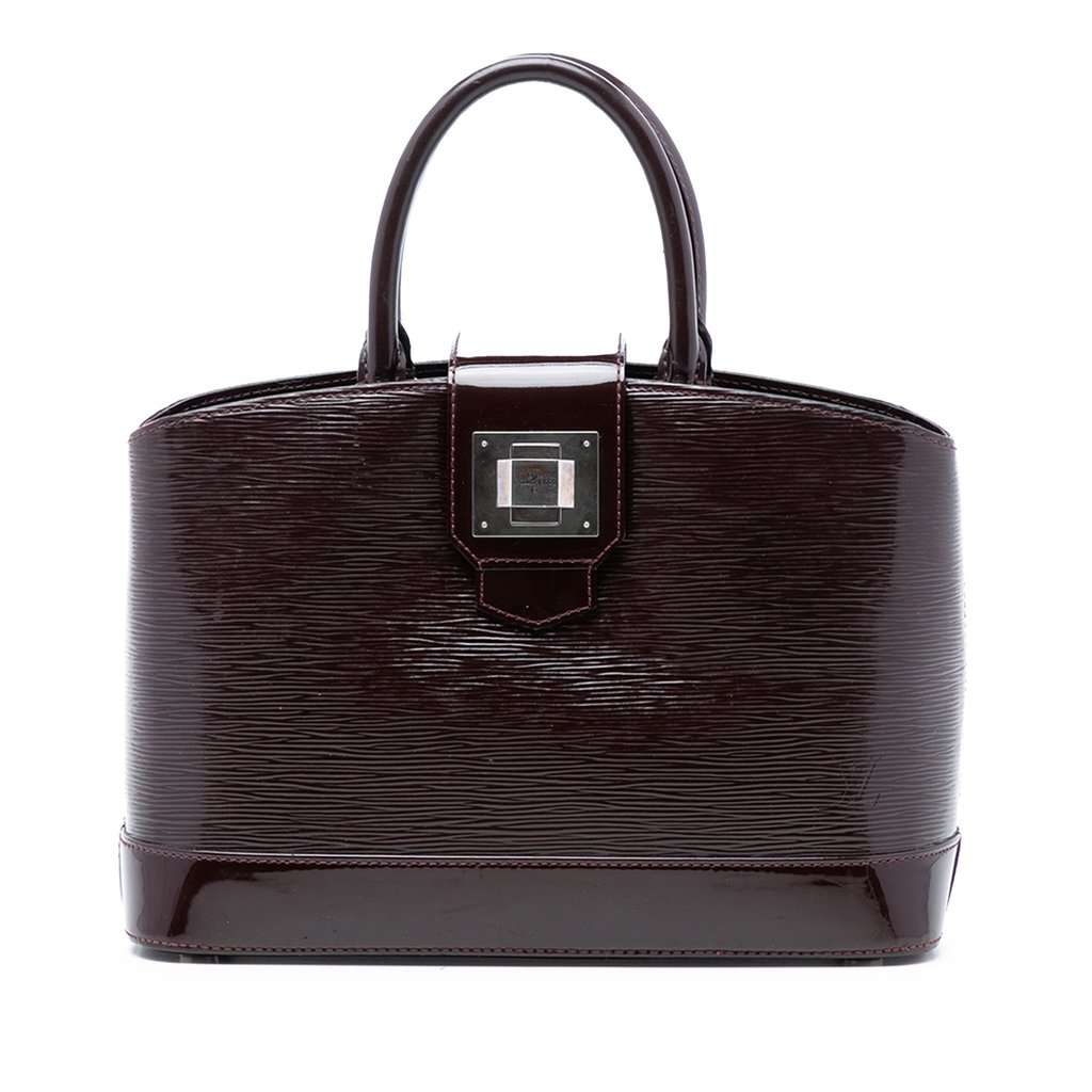 Louis Vuitton Epi Electric Mirabeau PM Purple Leather Very good condition - Front View