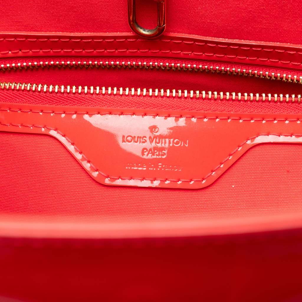 Louis Vuitton Monogram Vernis Avalon GM Red Leather Very good condition - Box View