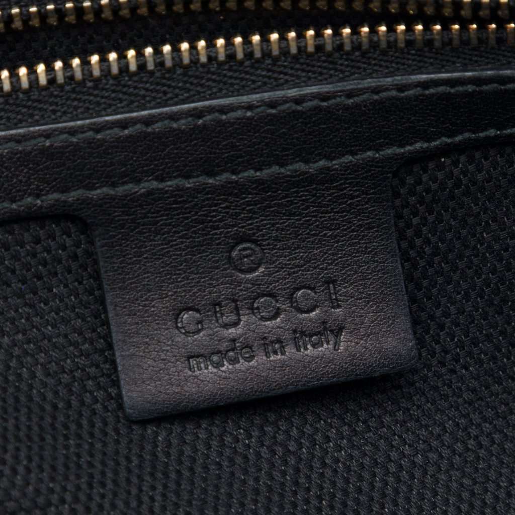 Gucci Medium Patent Soho Chain Flap Crossbody Black Leather Very good - Box View