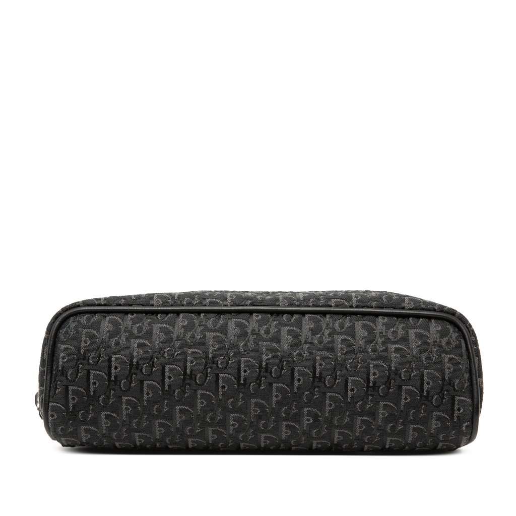 Dior Diorissimo Trotter Canvas Pouch Black Very good condition - Front View