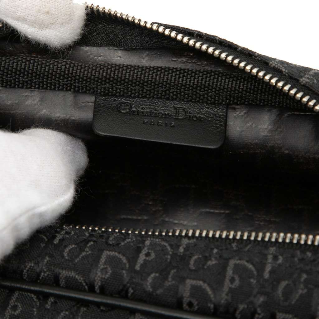 Dior Diorissimo Trotter Canvas Pouch Black Very good condition - Box View