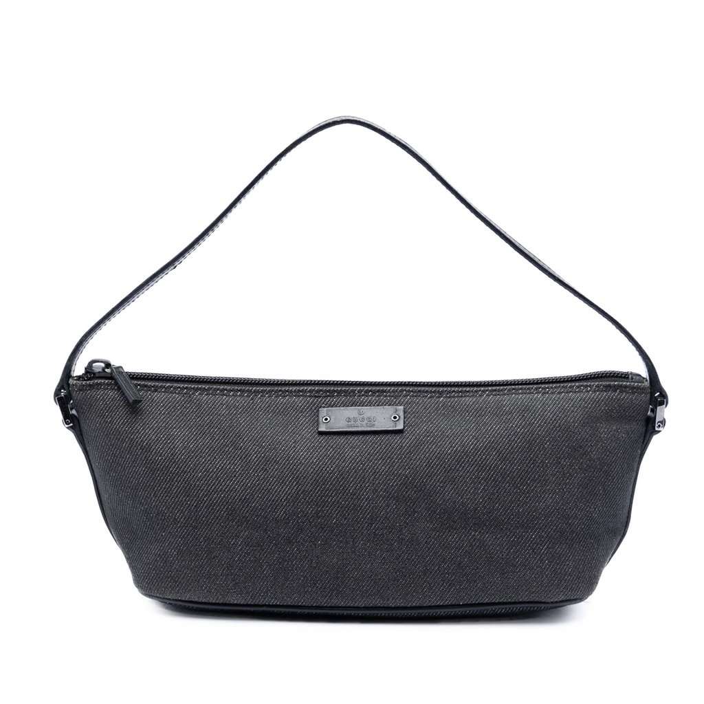 Gucci Denim Boat Black Very good condition - Front View
