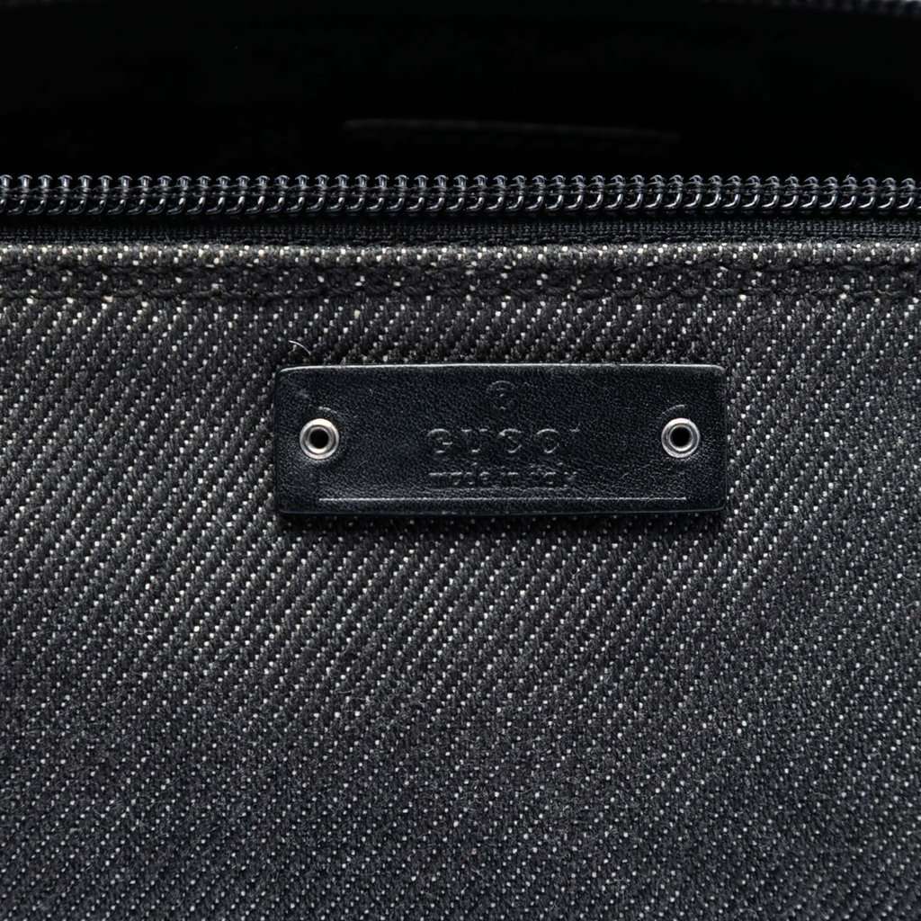 Gucci Denim Boat Black Very good condition - Box View