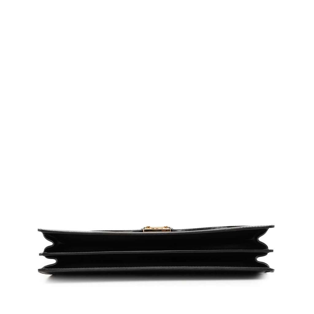 Louis Vuitton Epi Serviette Conseiller Black Leather Good - Inside View