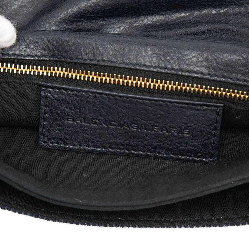 Balenciaga Canvas Motocross Giant 12 Envelope Clutch Blue Very good condition - Box View