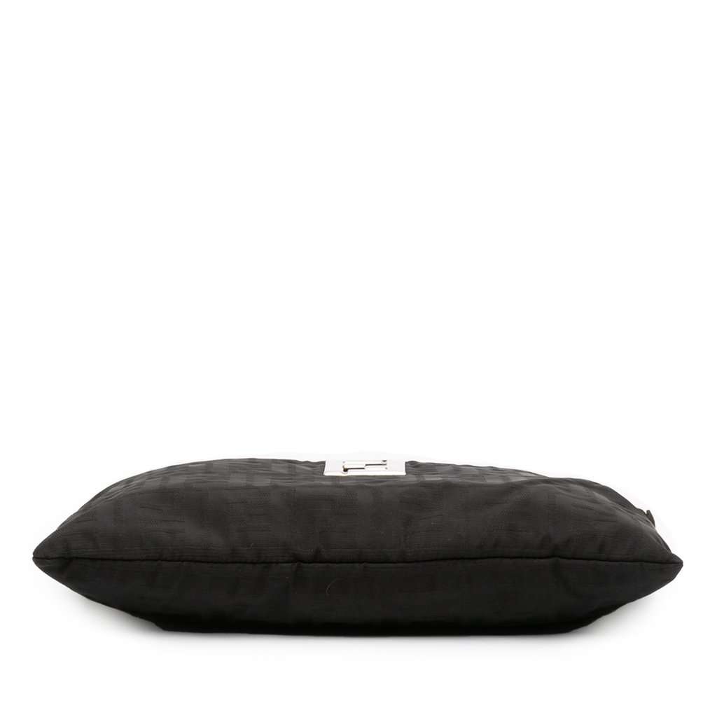 Fendi Zucca Canvas Shoulder Bag Black Very good condition - Inside View