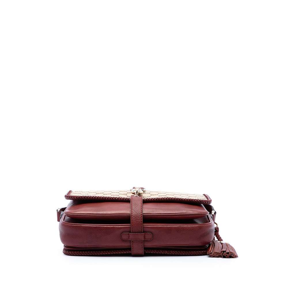 Gucci GG Canvas Marrakech Crossbody Beige Very good condition - Inside View