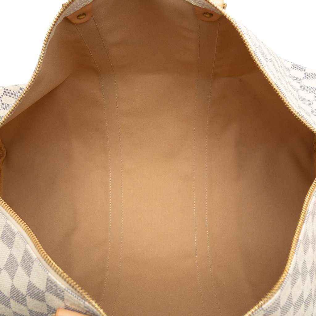 Louis Vuitton Damier Azur Keepall 50 White Very good - Model View