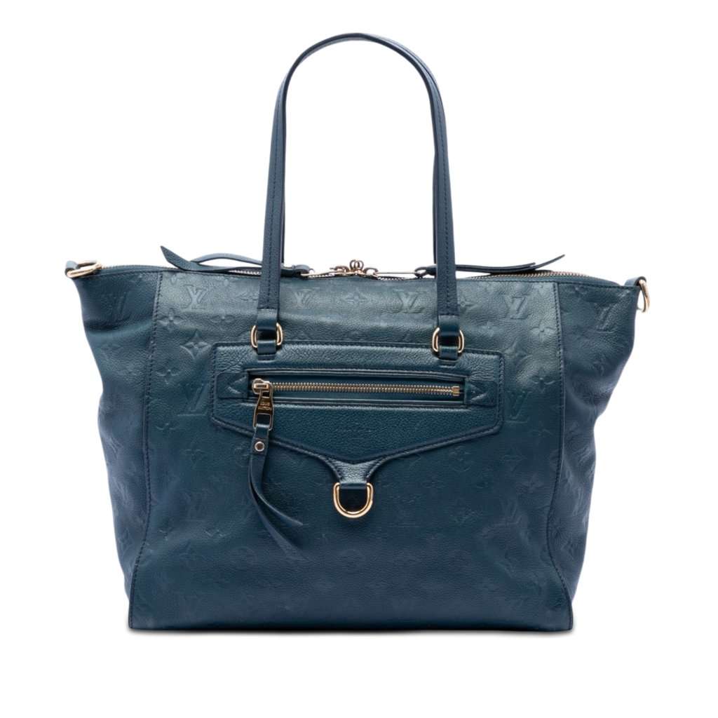 Louis Vuitton Monogram Empreinte Lumineuse PM Blue Leather Very good - Front View