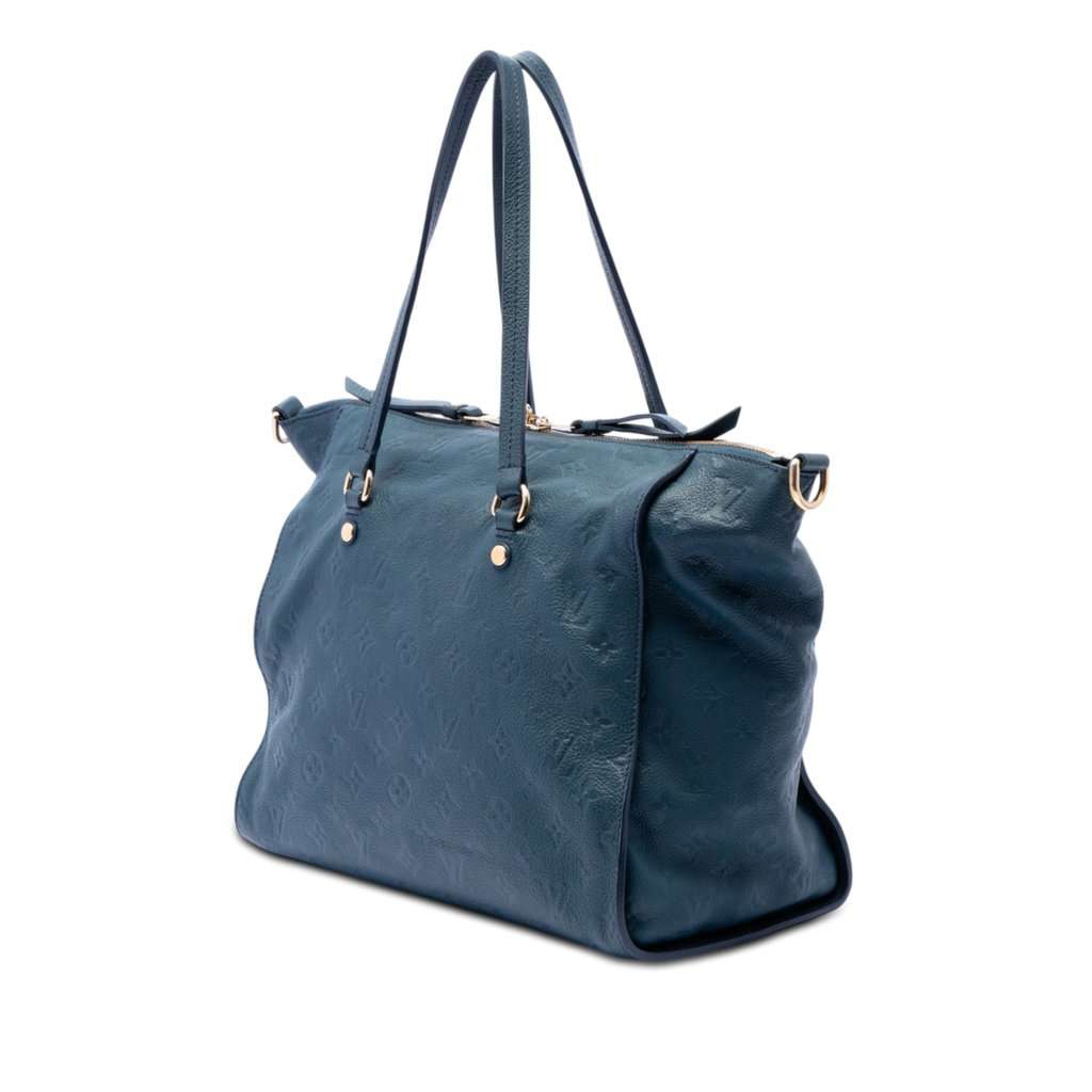 Louis Vuitton Monogram Empreinte Lumineuse PM Blue Leather Very good - Back View