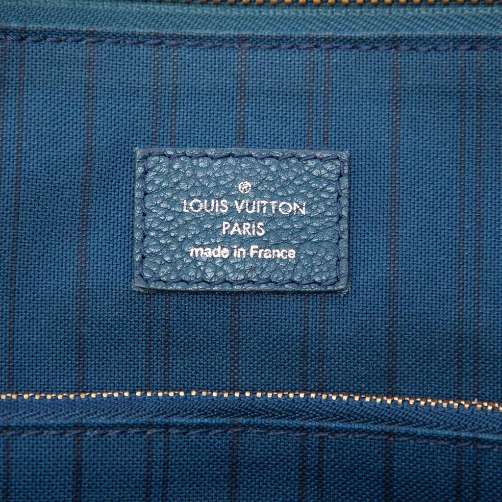 Louis Vuitton Monogram Empreinte Lumineuse PM Blue Leather Very good - Box View