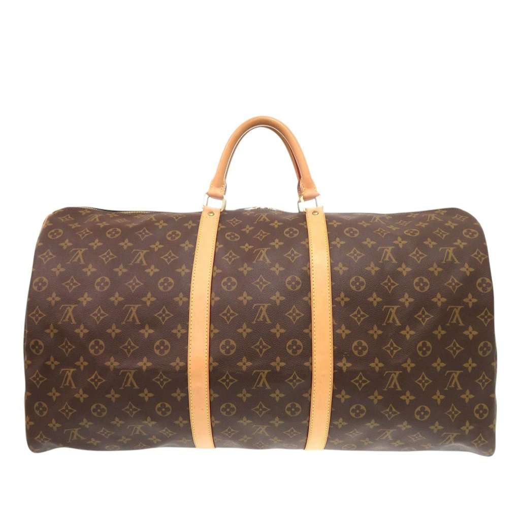 Louis Vuitton Monogram Keepall Bandouliere 60 Brown Very good condition - Back View