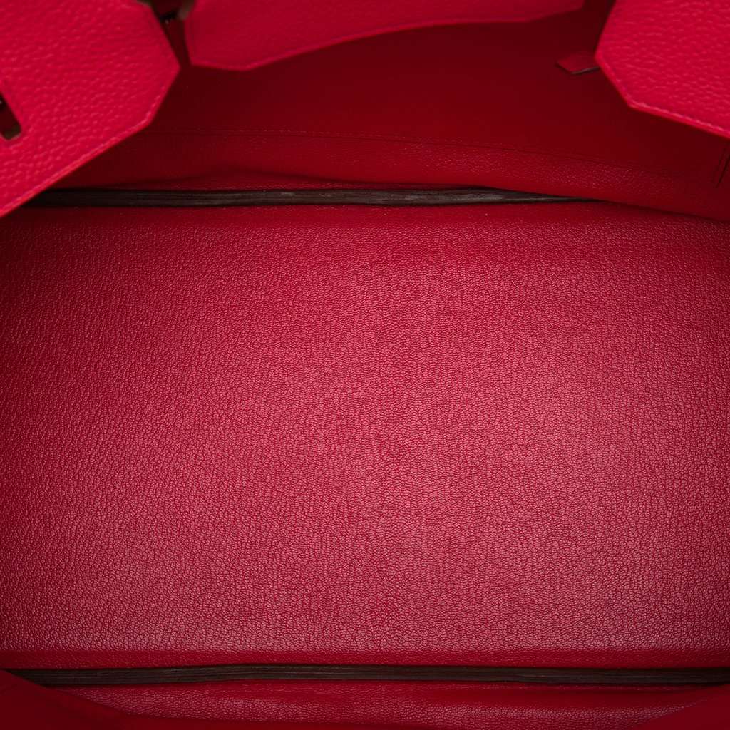 Hermès Togo Birkin Retourne 40 Red Leather Very good - Model View
