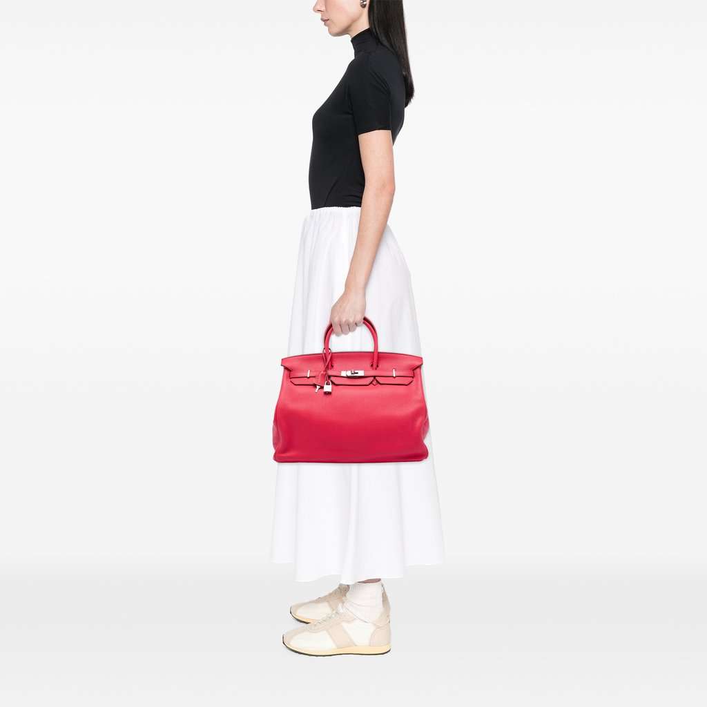 Hermès Togo Birkin Retourne 40 Red Leather Very good - Box View