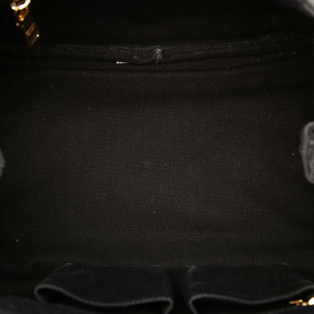 Prada Canvas Canapa Logo Satchel Black Very good condition - Model View