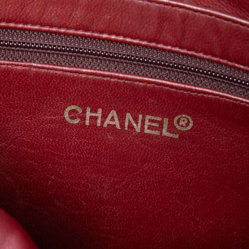 Chanel Mini CC Quilted Lambskin Pocket Chain Camera Bag Black Leather Very good condition - Box View