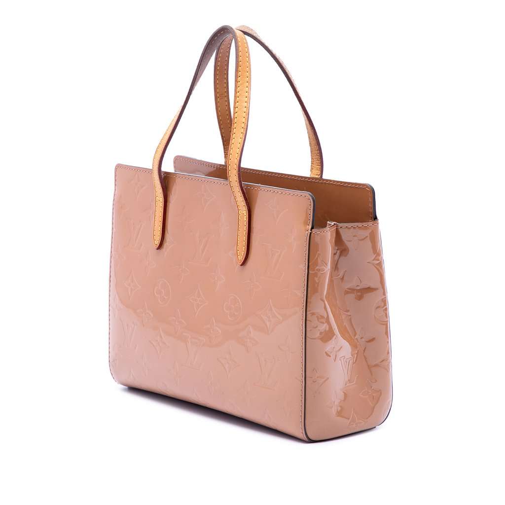 Louis Vuitton Monogram Vernis Catalina BB Brown Leather Very good condition - Back View