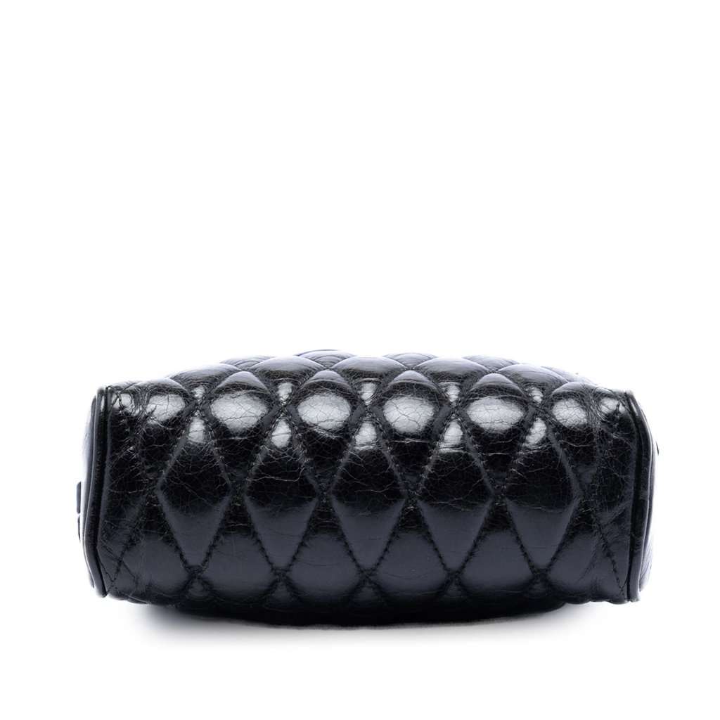 Miu Miu Matelasse Nappa Camera Crossbody Black Leather Very good - Inside View