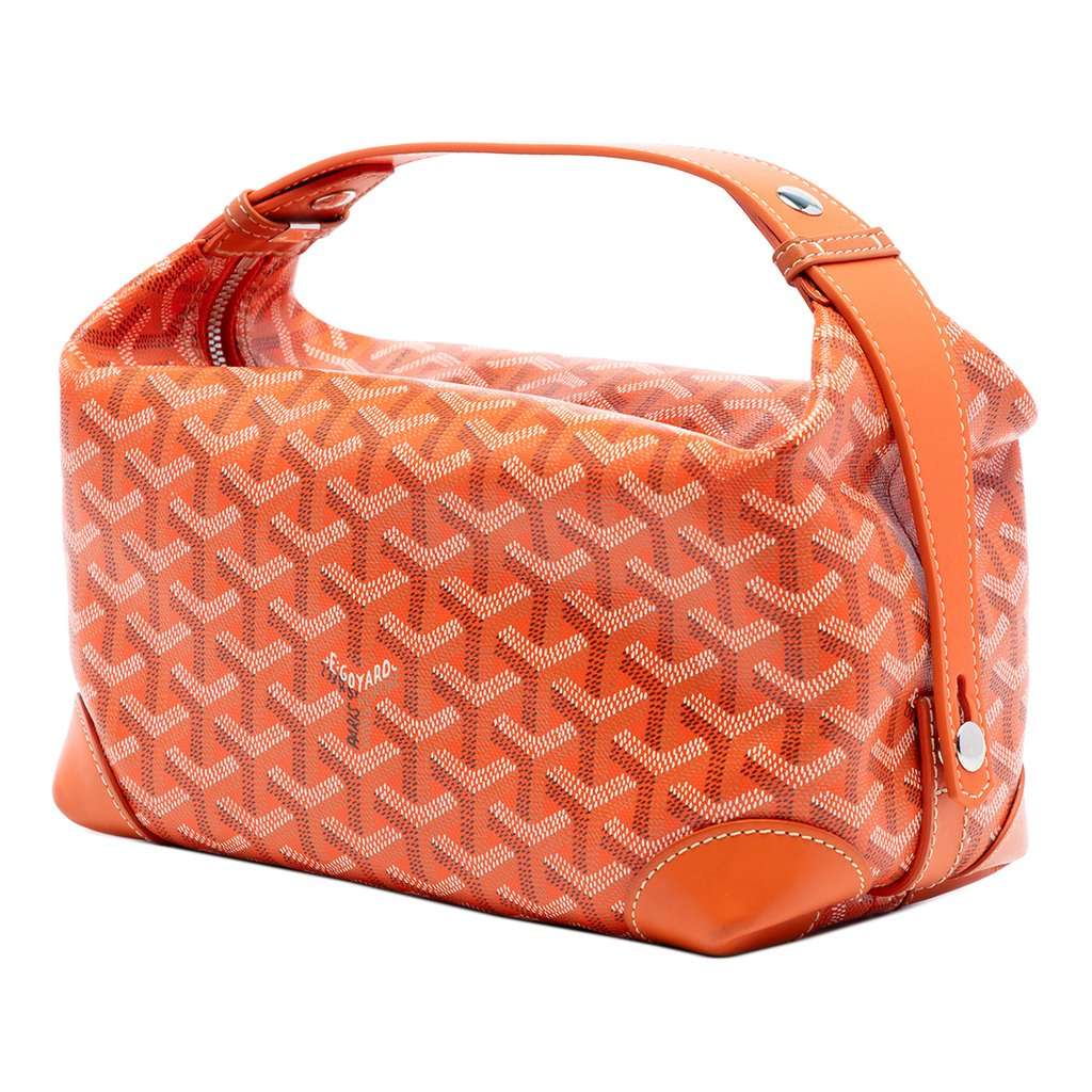 Goyard Goyardine Bowling Toiletry 25 Orange Very good condition - Back View