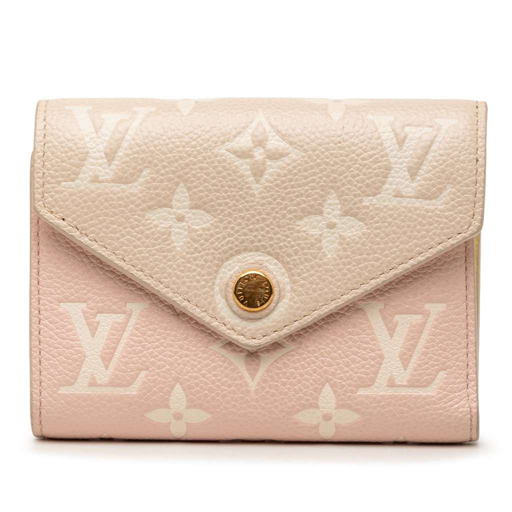 Louis Vuitton Monogram Empreinte Spring In The City  Victorine Wallet Pink Leather Very good condition - Front View