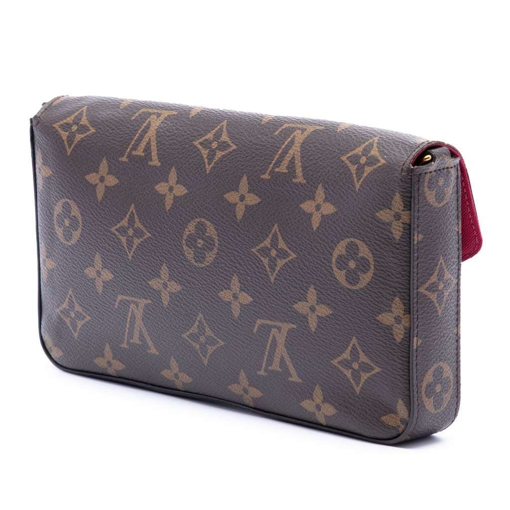 Louis Vuitton Monogram Pochette Felicie Brown Very good - Back View