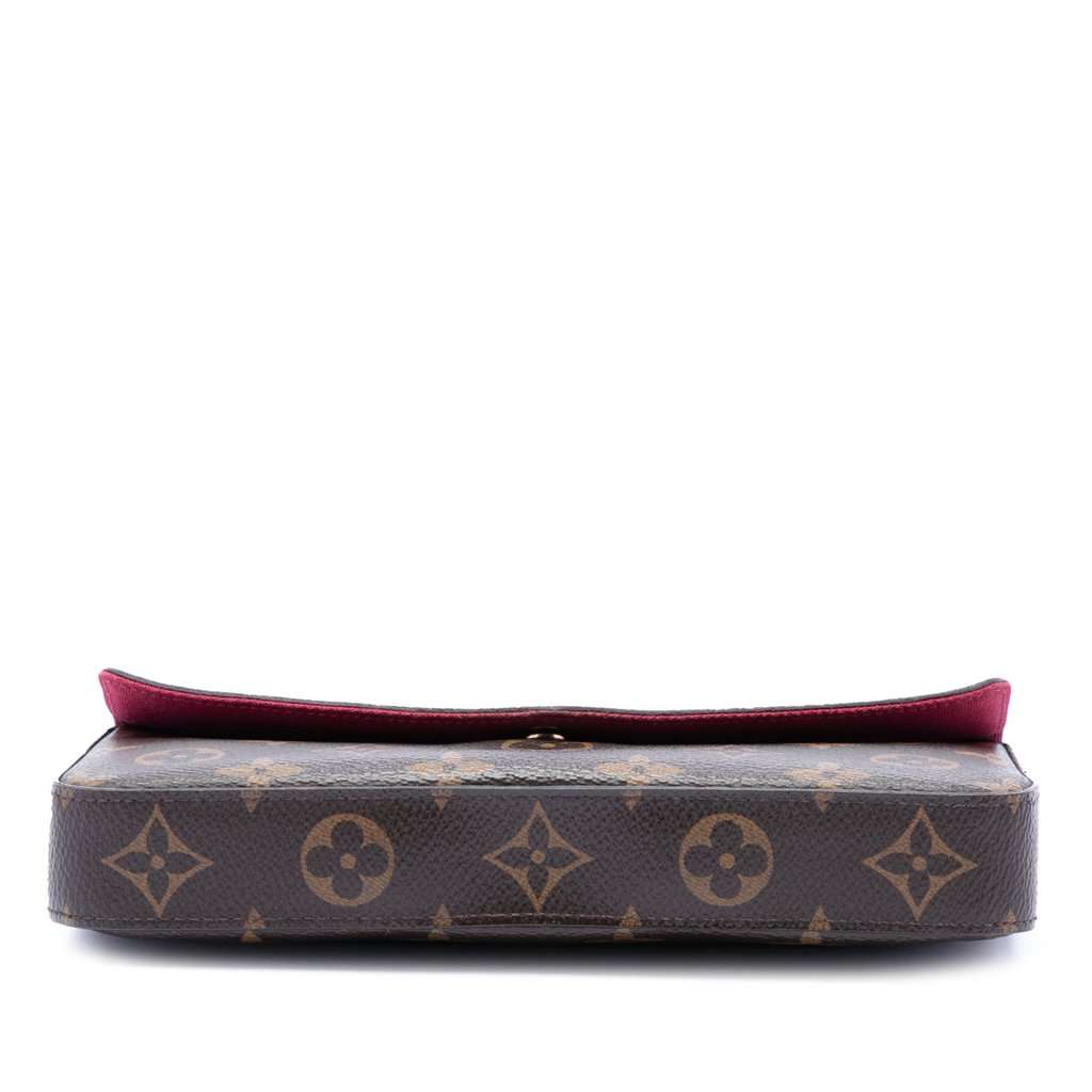 Louis Vuitton Monogram Pochette Felicie Brown Very good - Inside View