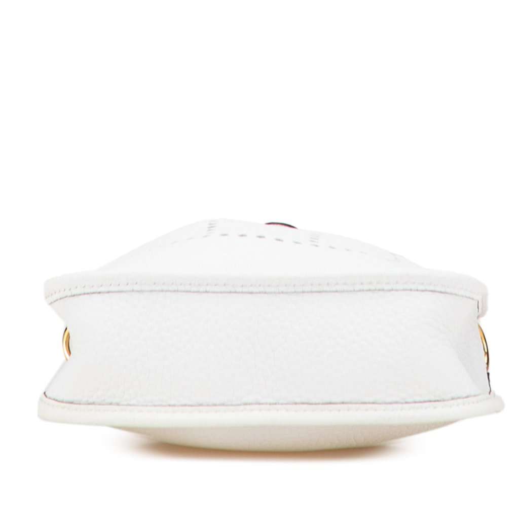 Hermès Clemence Evelyne TPM White Leather Very good condition - Inside View