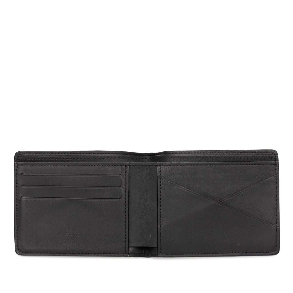 Louis Vuitton Monogram Spotlight Multiple Wallet Black Leather Very good condition - Model View