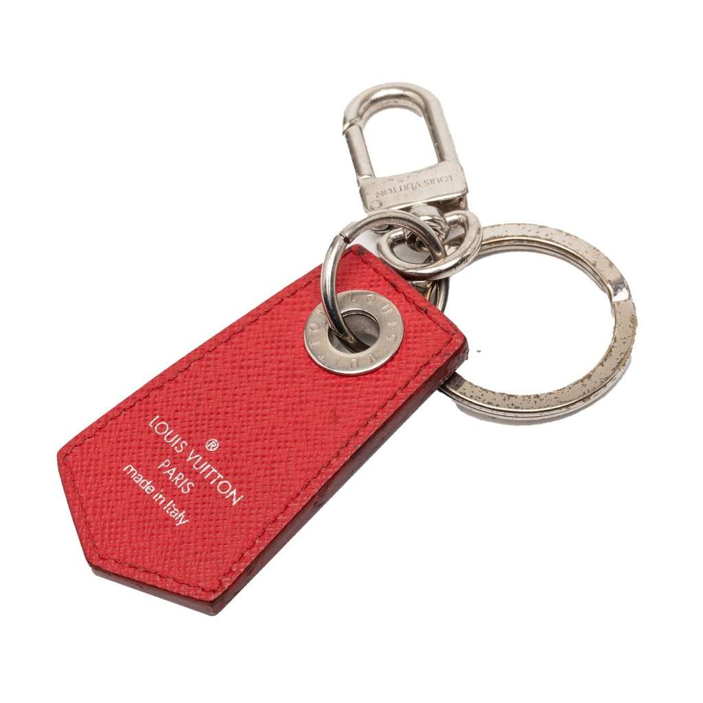 Louis Vuitton Damier Graphite Alps Enchappe Bag Charm and Key Holder Black Very good condition - Back View