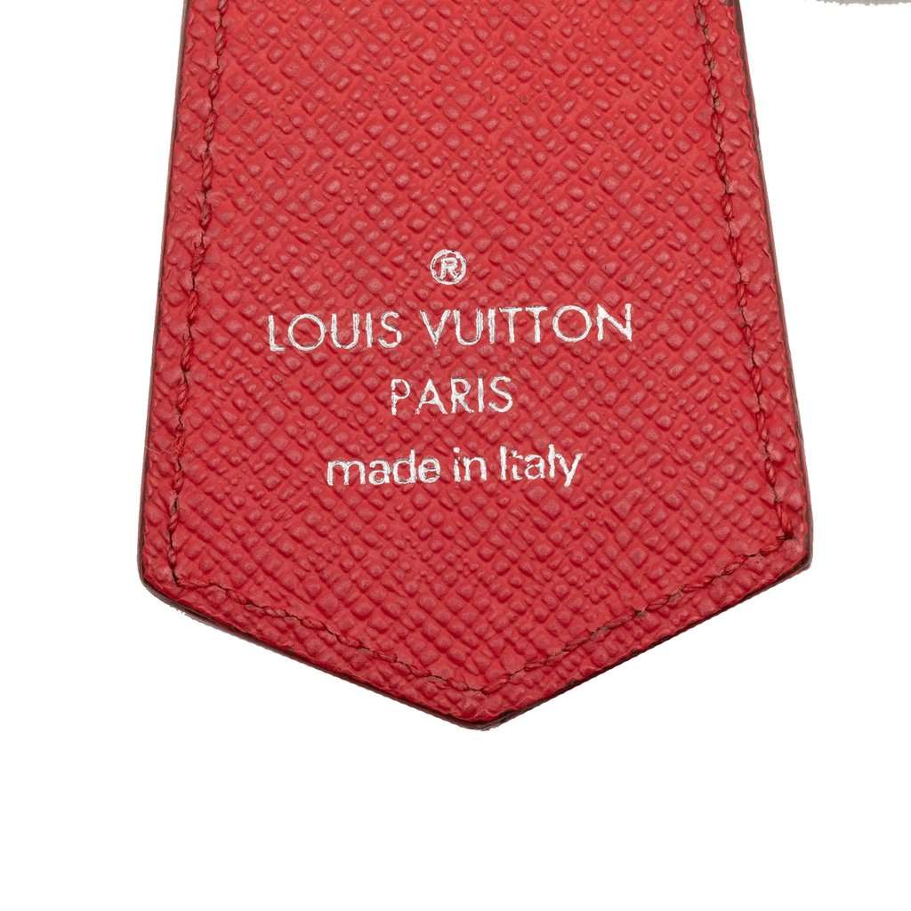 Louis Vuitton Damier Graphite Alps Enchappe Bag Charm and Key Holder Black Very good condition - Inside View