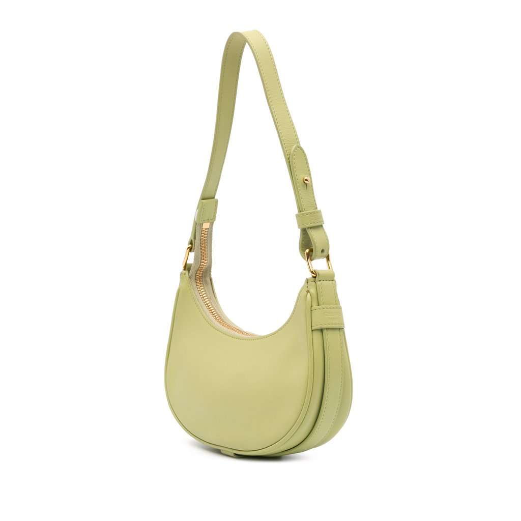 Celine Mini Smooth Calfskin Ava Shoulder Bag Green Leather Very good - Back View