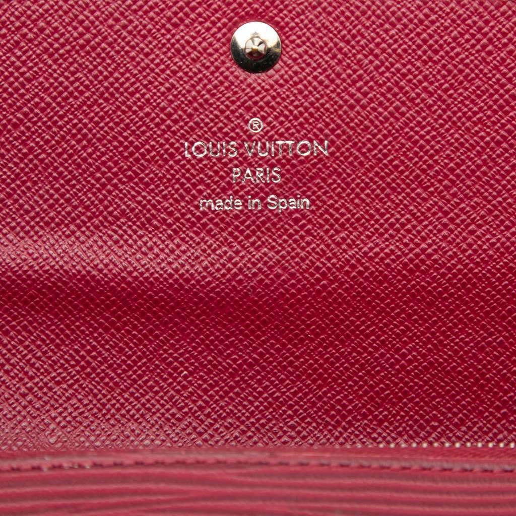 Louis Vuitton Epi Emilie Wallet Pink Leather Very good condition - Box View