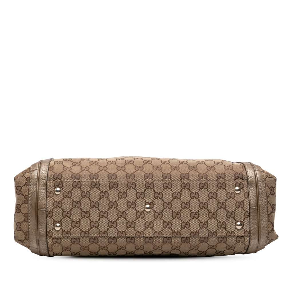 Gucci GG Canvas Bella Convertible Tote Beige Very good condition - Inside View