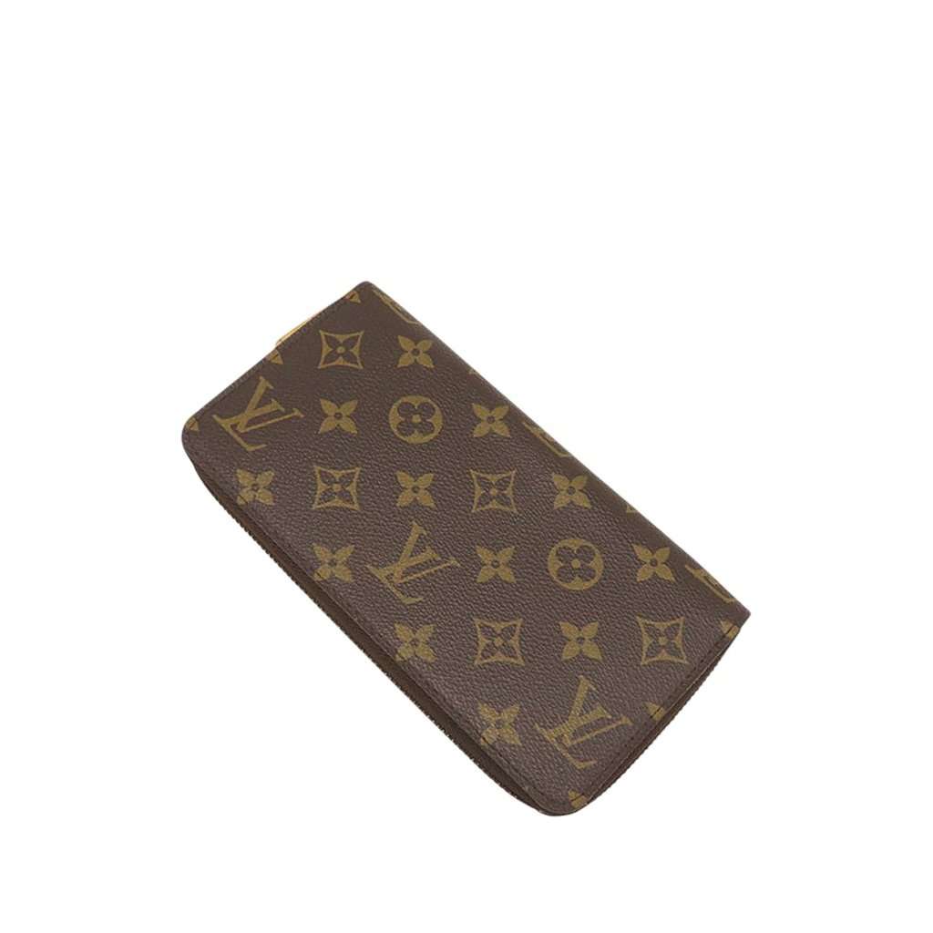 Louis Vuitton Monogram Zippy Long Wallet Brown Very good condition - Back View
