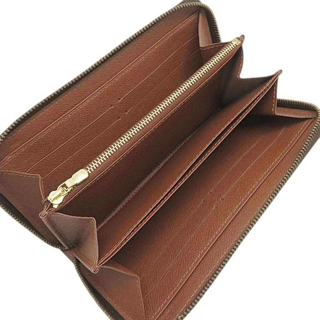 Louis Vuitton Monogram Zippy Long Wallet Brown Very good condition - Model View