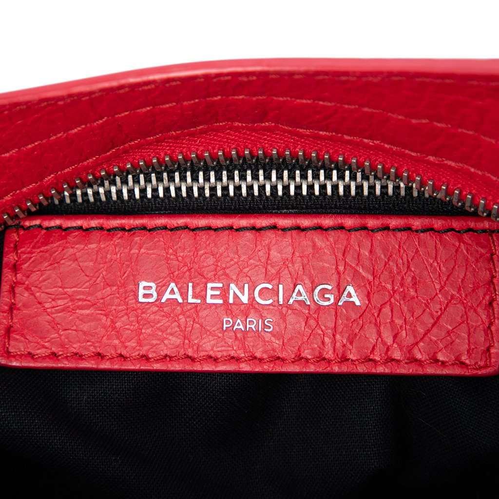 Balenciaga Mini Lambskin Motocross Giant 21 City Satchel Red Leather Very good - Box View