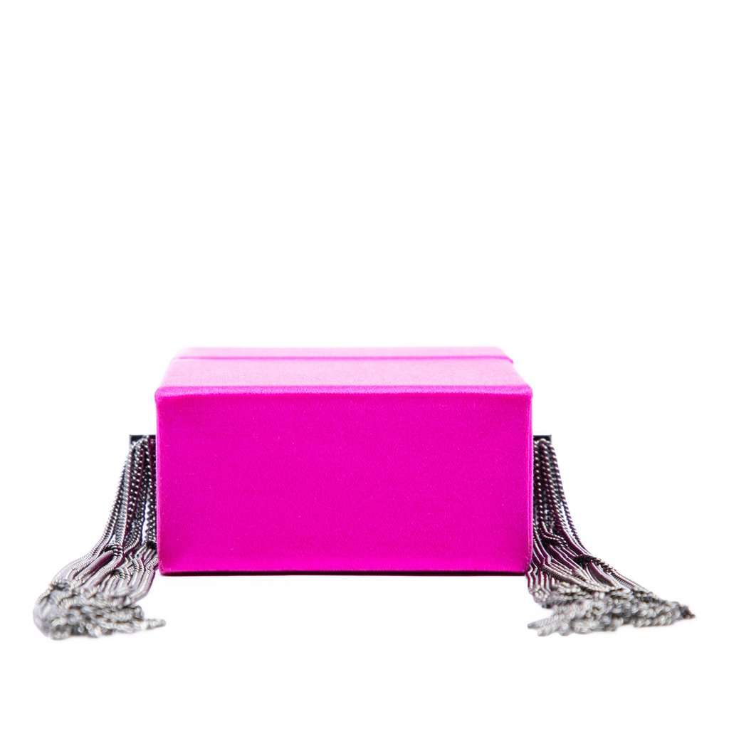 Saint Laurent Mini Silk Smoking Box Crossbody Pink Very good condition - Inside View