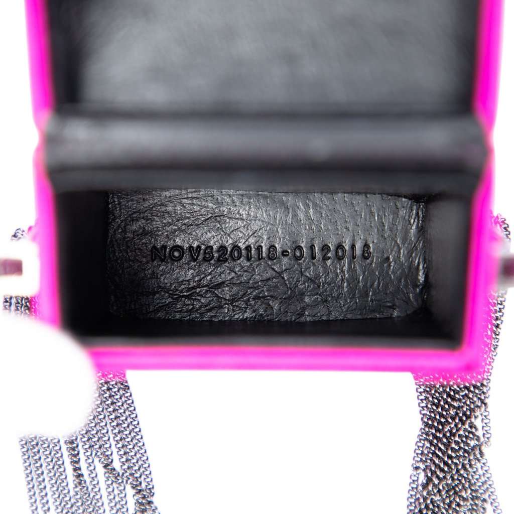Saint Laurent Mini Silk Smoking Box Crossbody Pink Very good condition - Model View