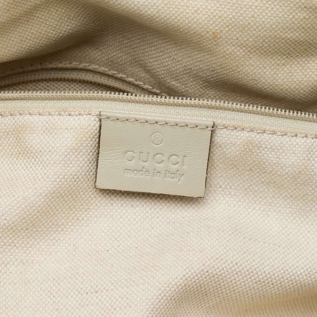 Gucci GG Canvas Sukey Satchel Beige Very good - Box View