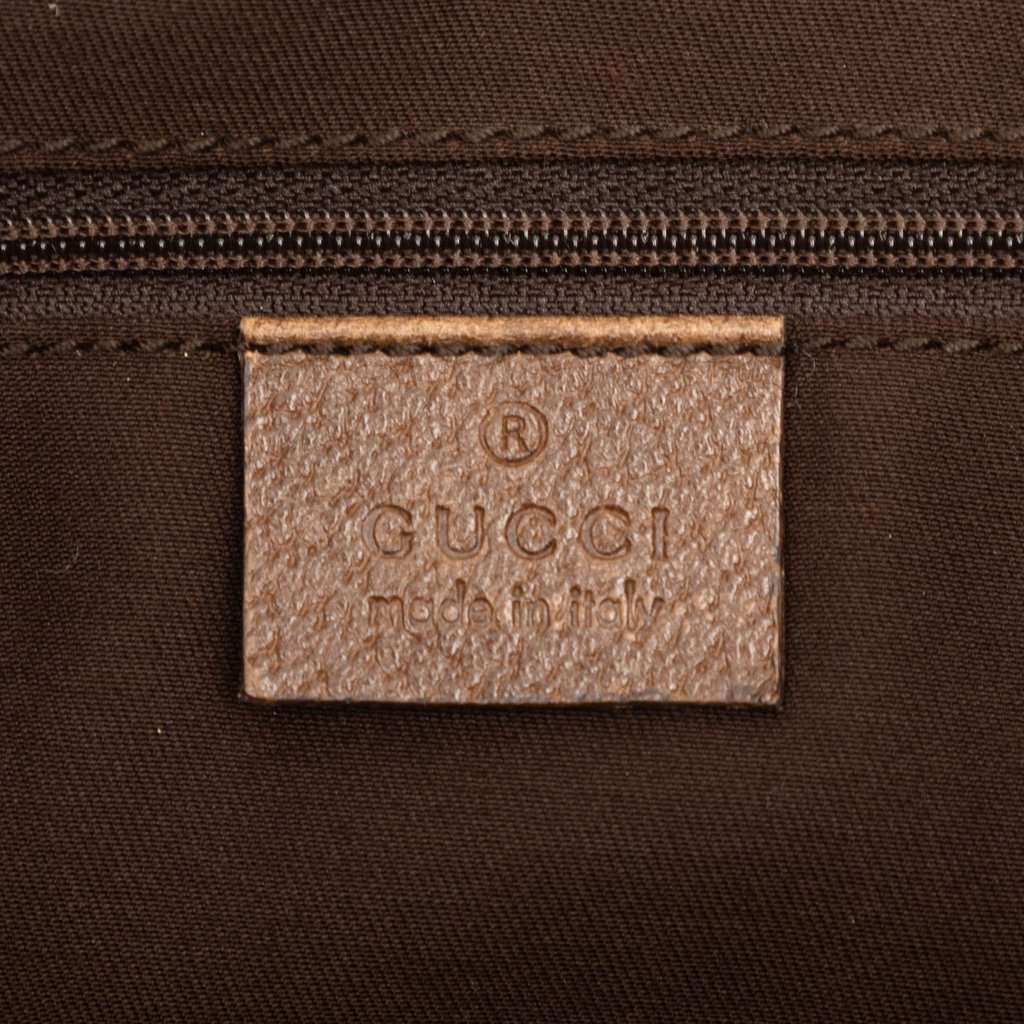 Gucci GG Suede Abbey D Ring Crossbody Brown Leather Very good condition - Box View