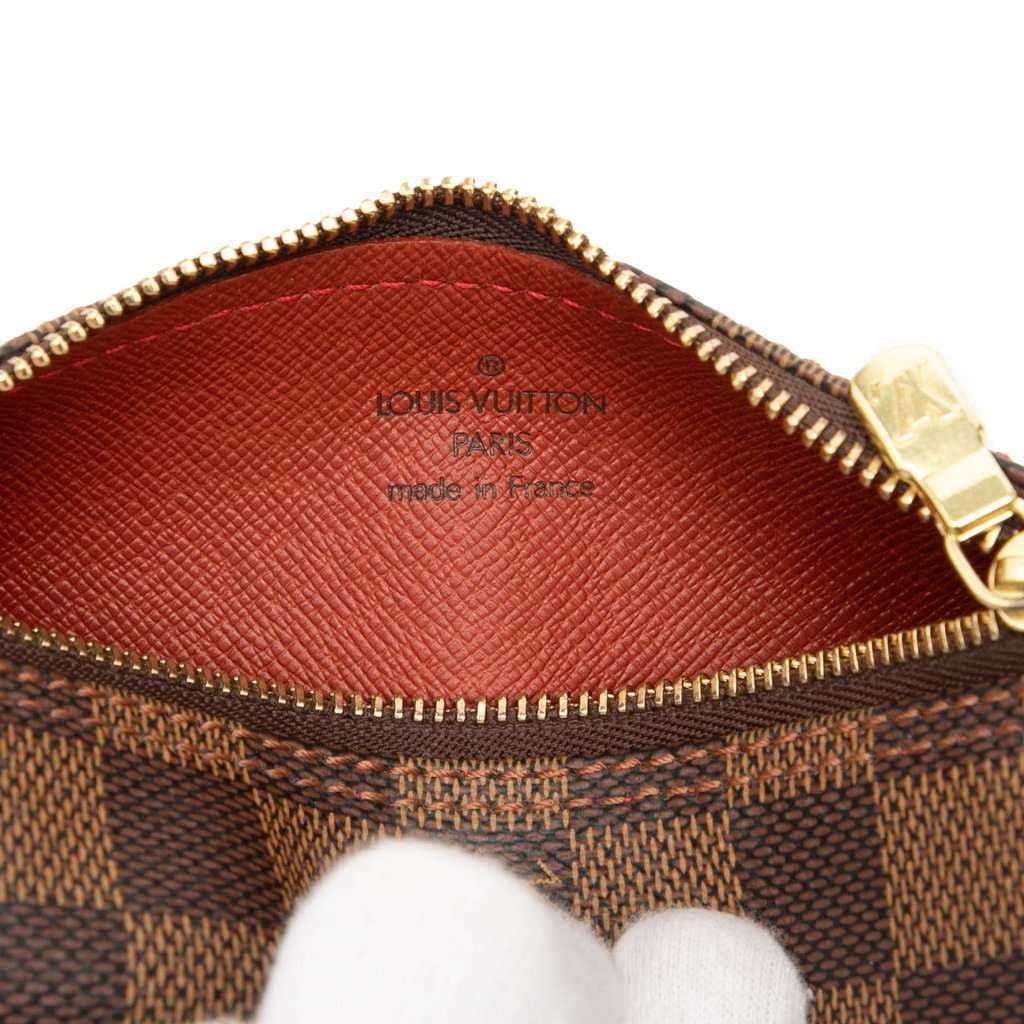 Louis Vuitton Damier Ebene Papillon Pochette Brown Very good - Box View