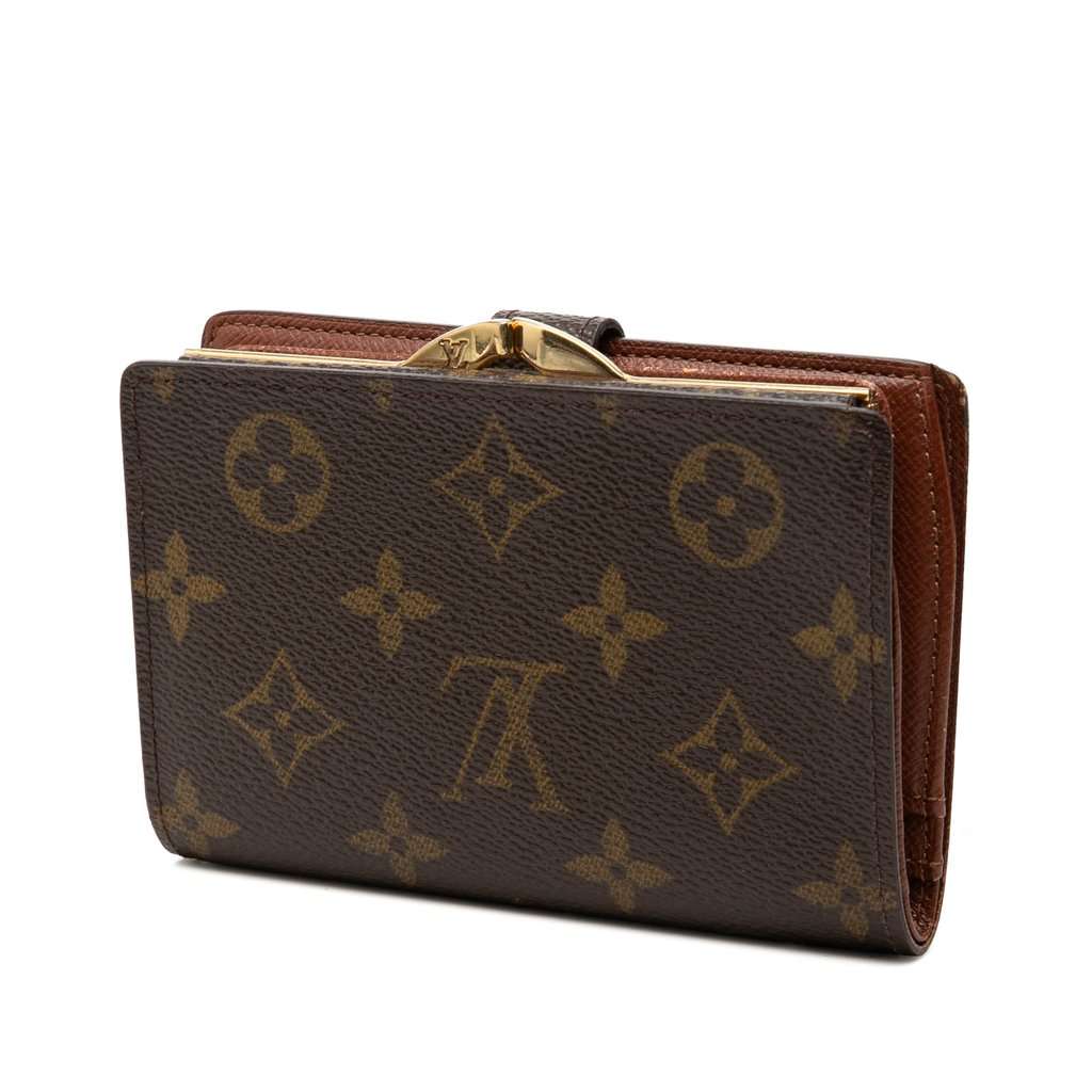 Louis Vuitton Monogram Porte Monnaie Billets Viennois Brown Very good condition - Back View