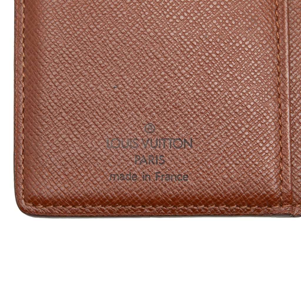 Louis Vuitton Monogram Porte Monnaie Billets Viennois Brown Very good condition - Box View