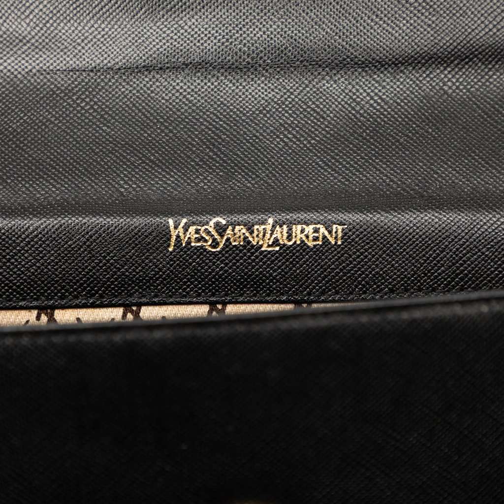 Saint Laurent Studded Leather Belt Bag Black Leather Very good condition - Box View