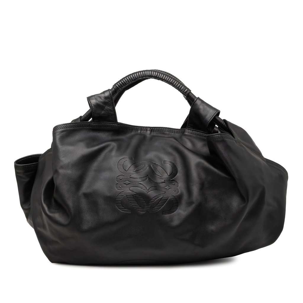 LOEWE Nappa Aire Black Leather Very good condition - Front View