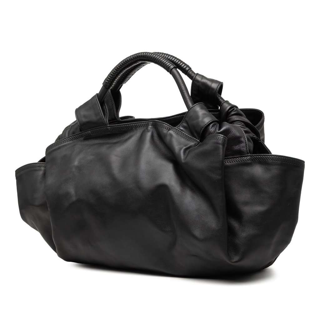 LOEWE Nappa Aire Black Leather Very good condition - Back View