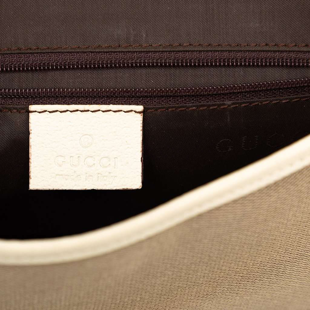Gucci Canvas Jackie O Flap Brown Very good - Box View