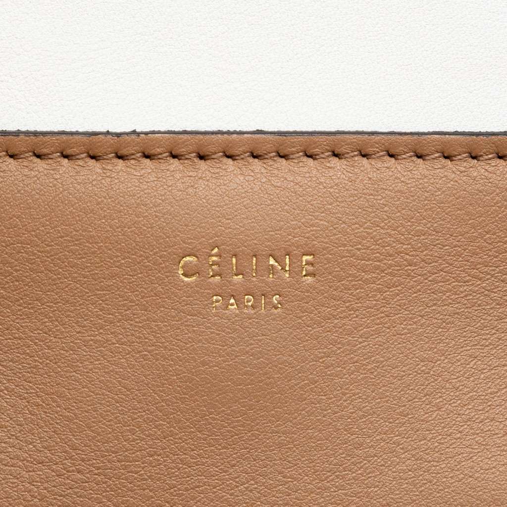 Celine Leather Frame Shoulder Bag White Leather Very good condition - Box View
