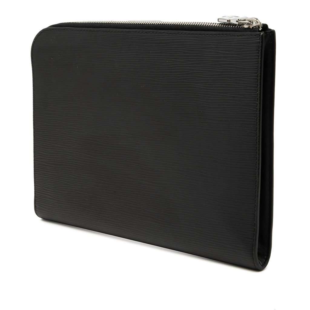 Louis Vuitton Epi Pochette Jour PM Black Leather Very good condition - Back View
