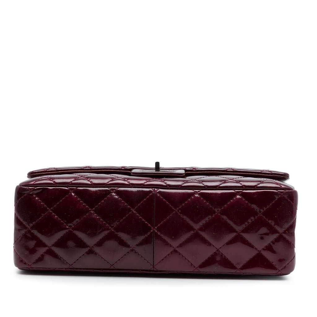 Chanel Quilted Patent Reissue 2.55 Double Flap 226 Red Leather Very good condition - Inside View